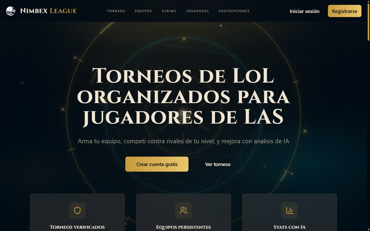 Nimbex League - Amateur LoL Tournaments